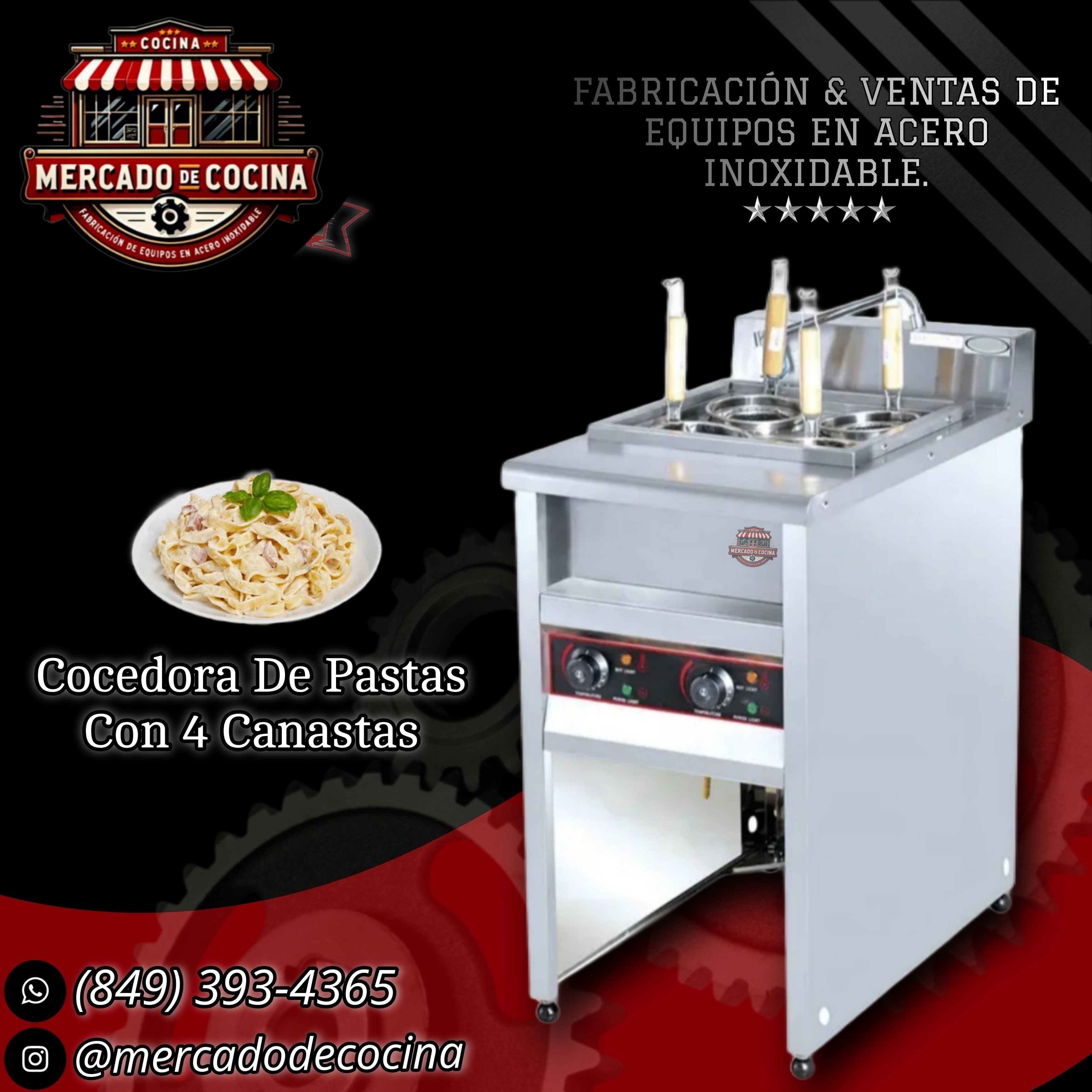 Cocedora de pastas 4 porciones
