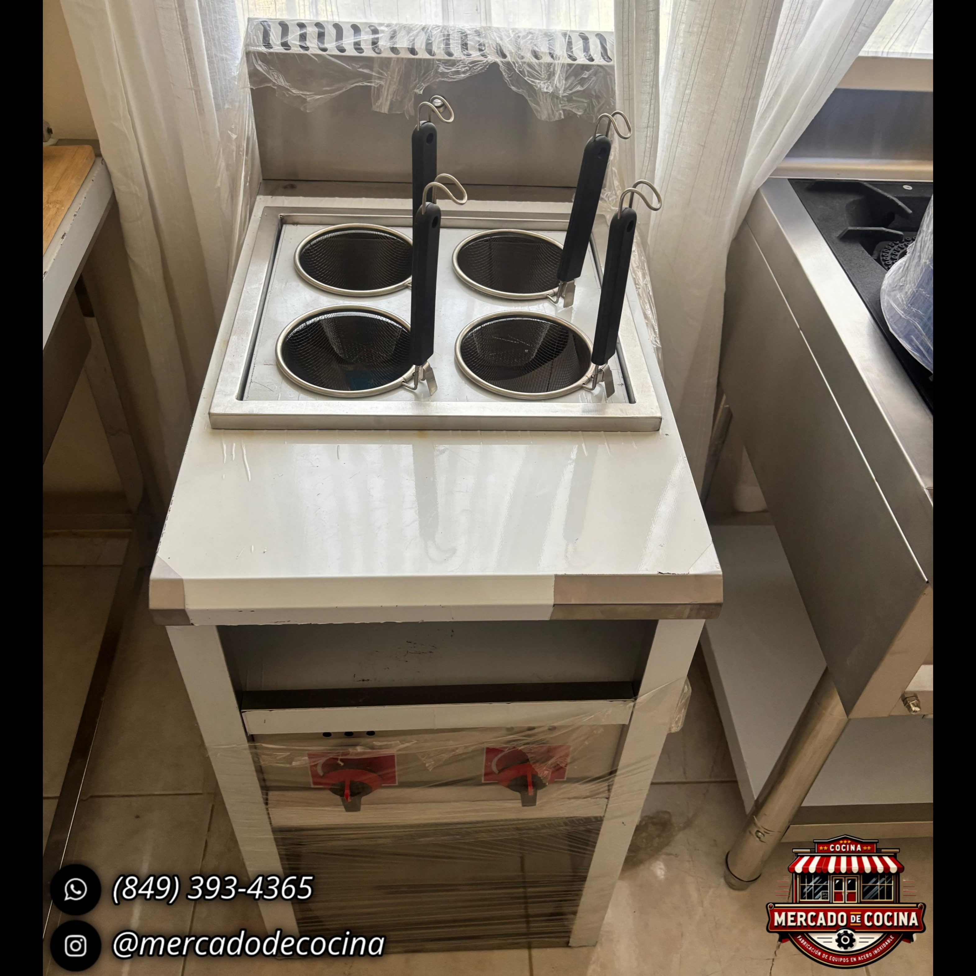 Cocedora de pastas 4 porciones