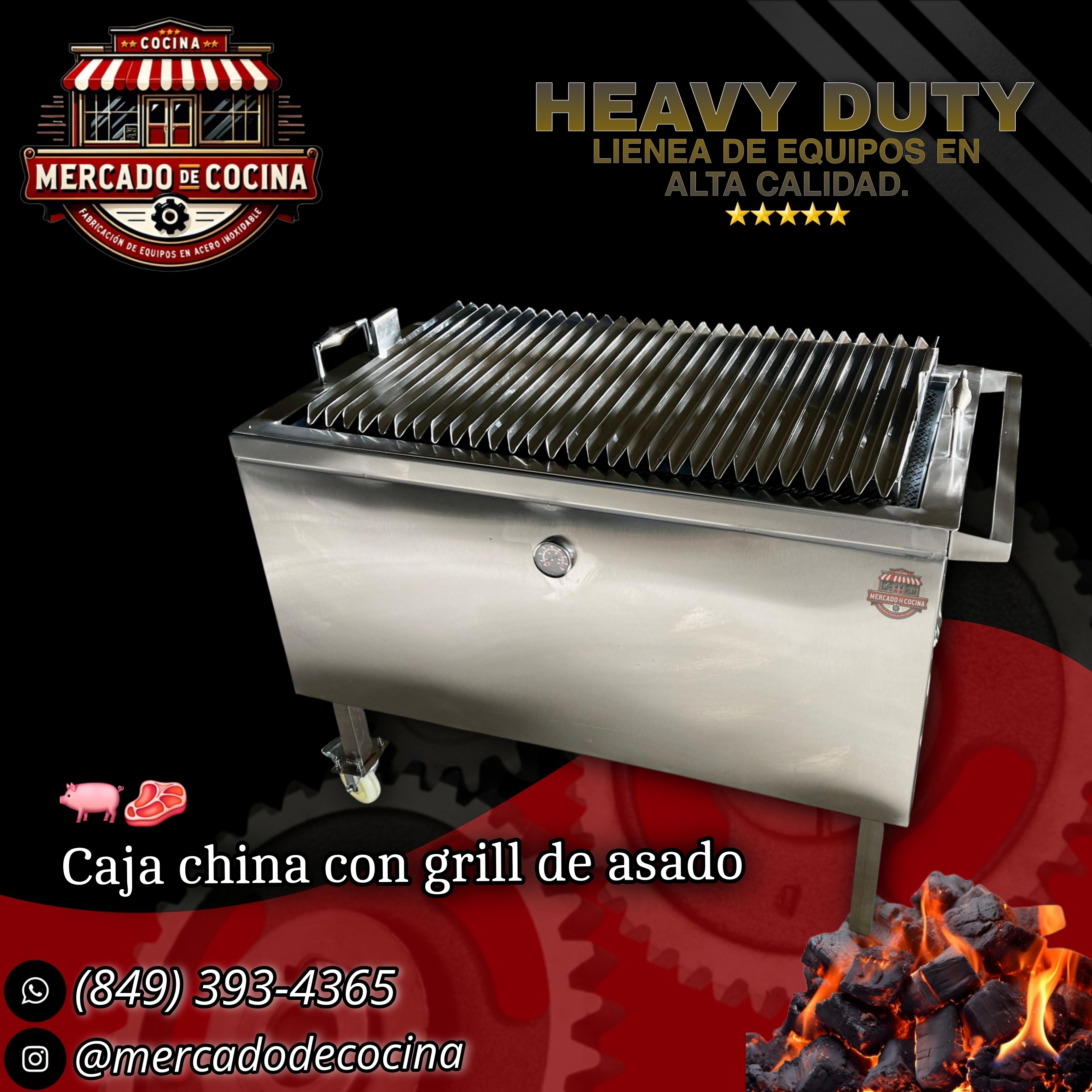 Caja China + Grill Standard mod-PRO