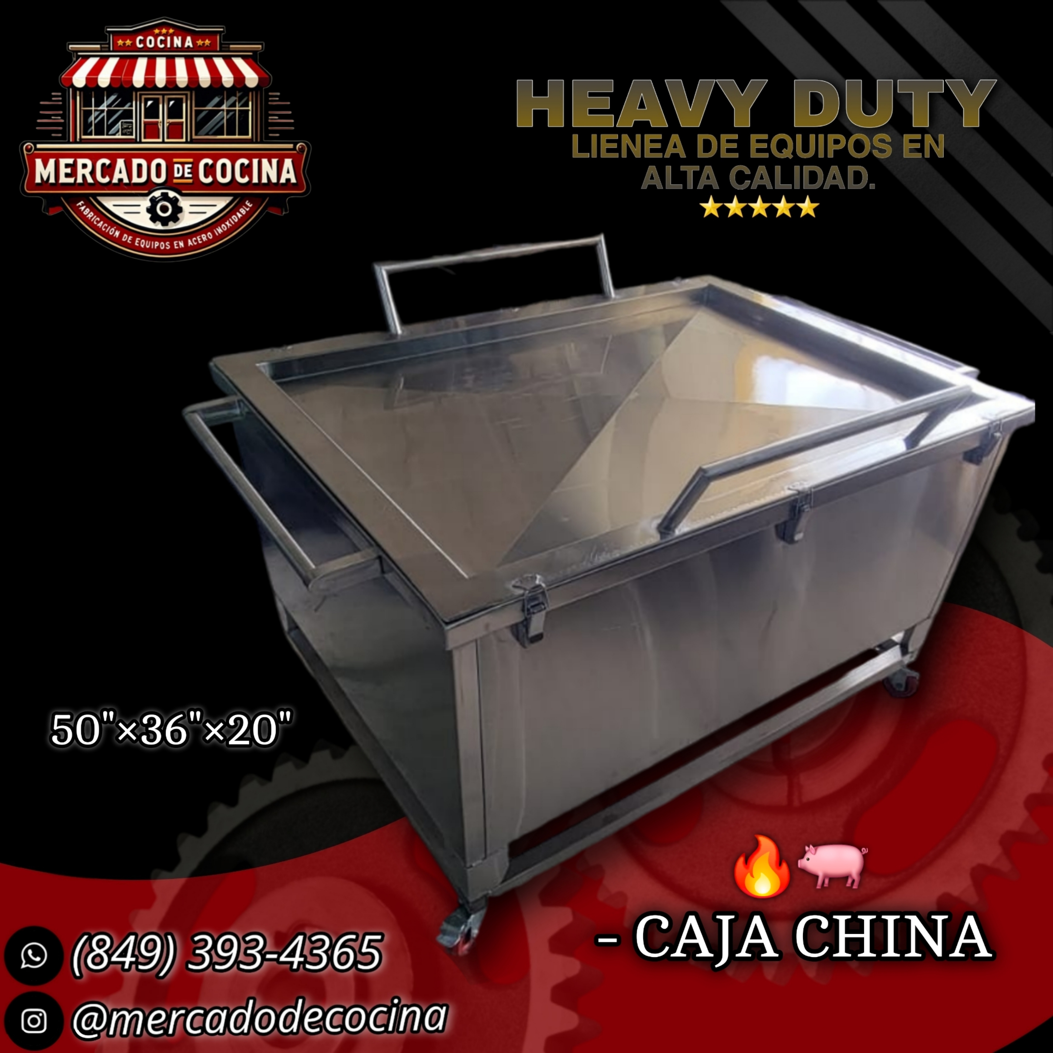 Caja China + Grill Jumbo mod-PRO