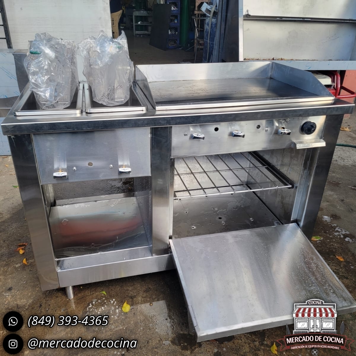 Equipo combinado con horno multifuncional (5"Pie) mod-PRO