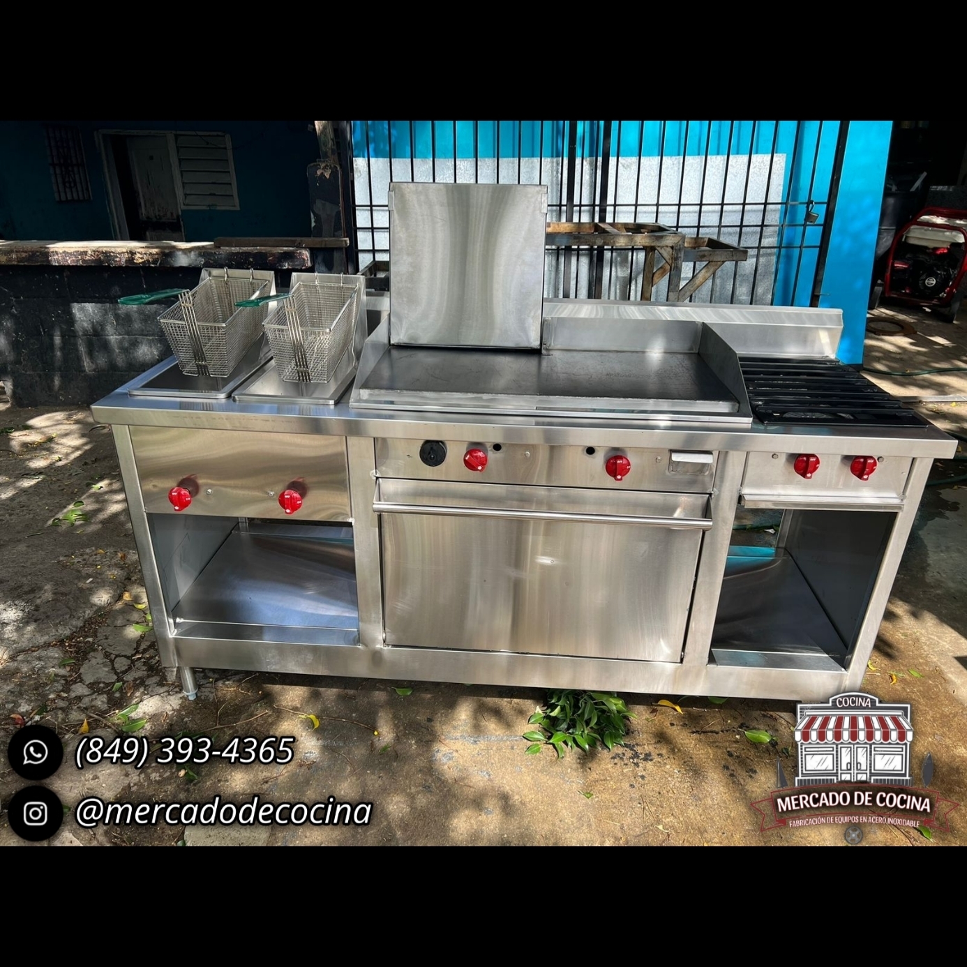 Equipo combinado con horno (6"Pie) mod-PRO