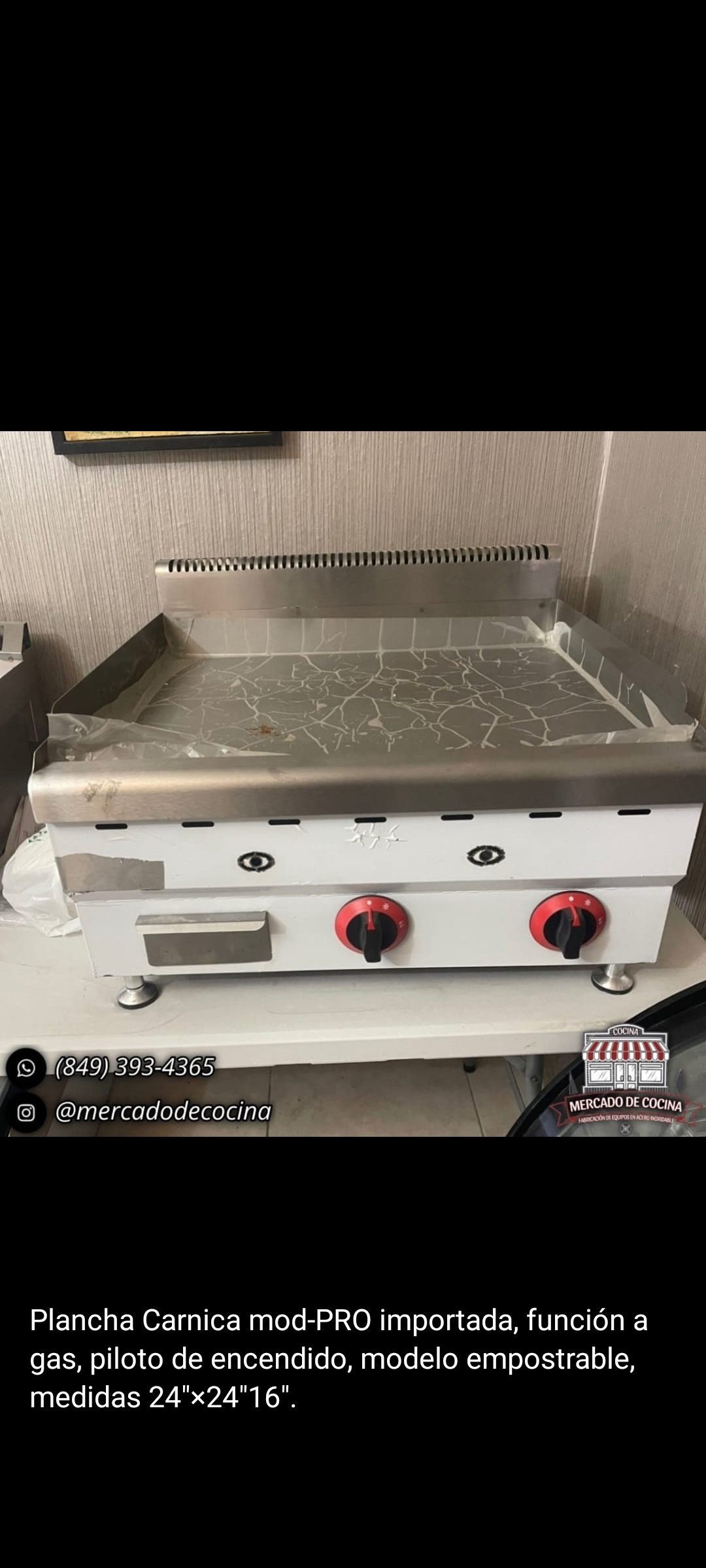 Plancha Carnica 24" mod-Importado