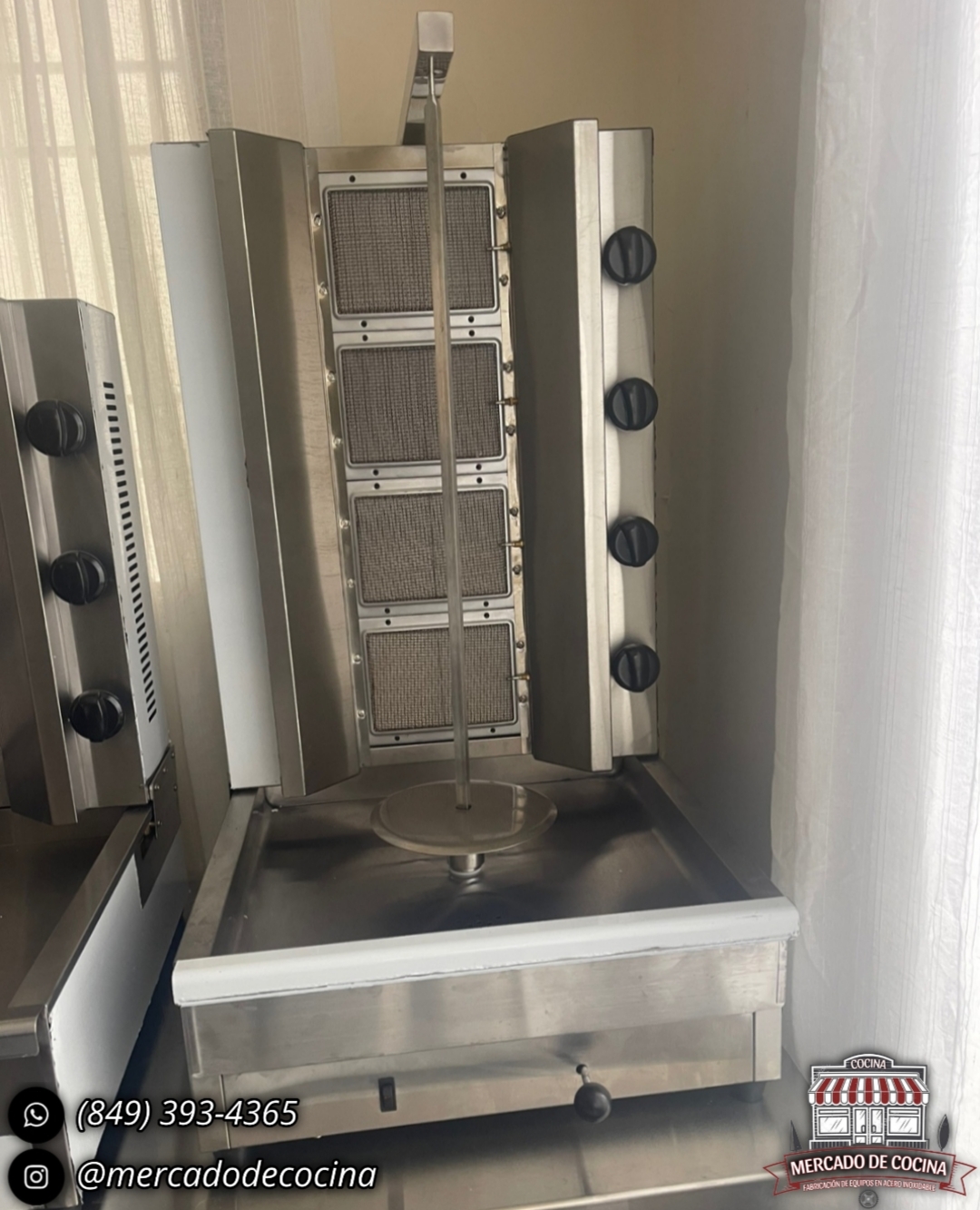 Asador vertical Shawarma 15-20kg