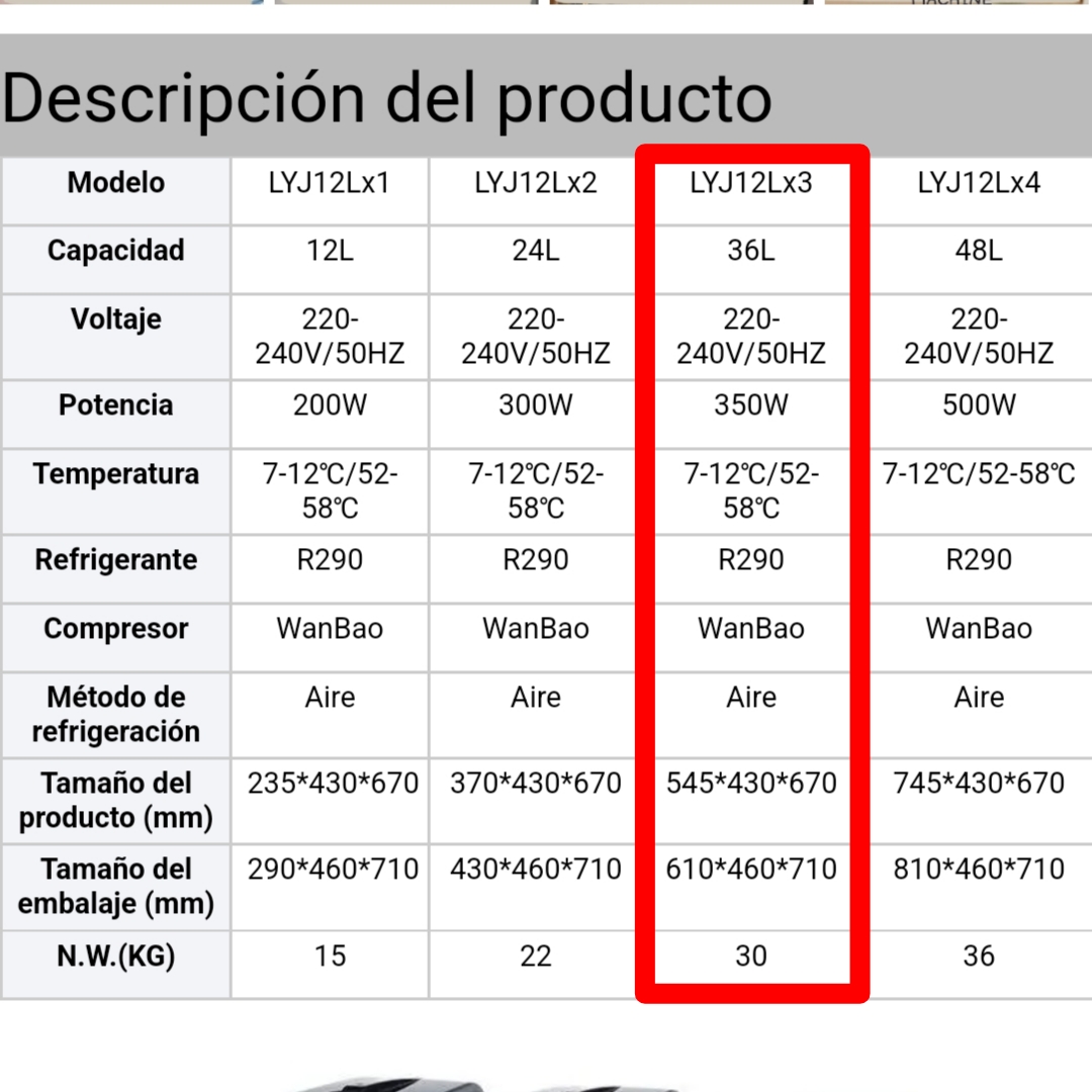 Dispensador de jugo de 3 tanques
