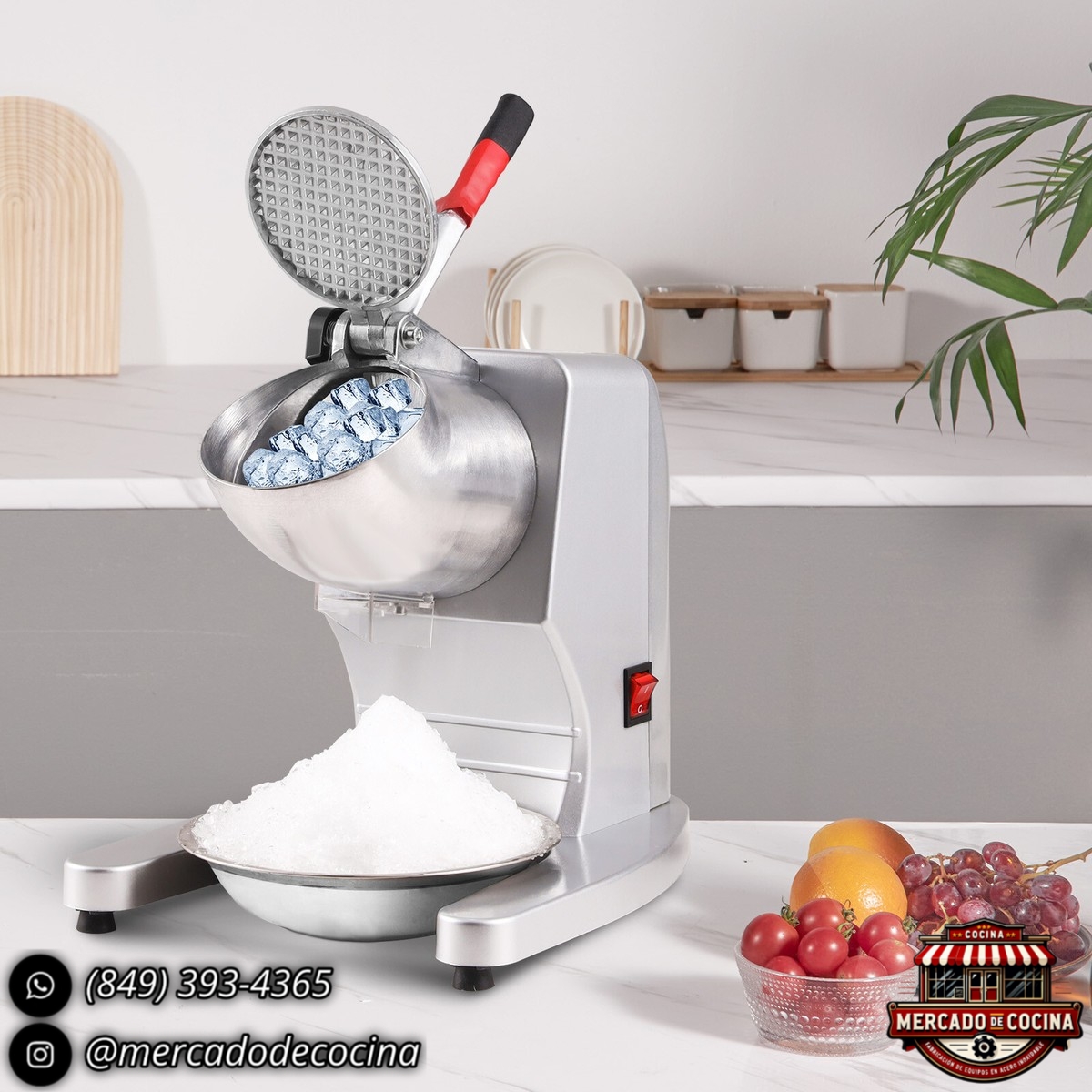 Raspadora de hielo grande