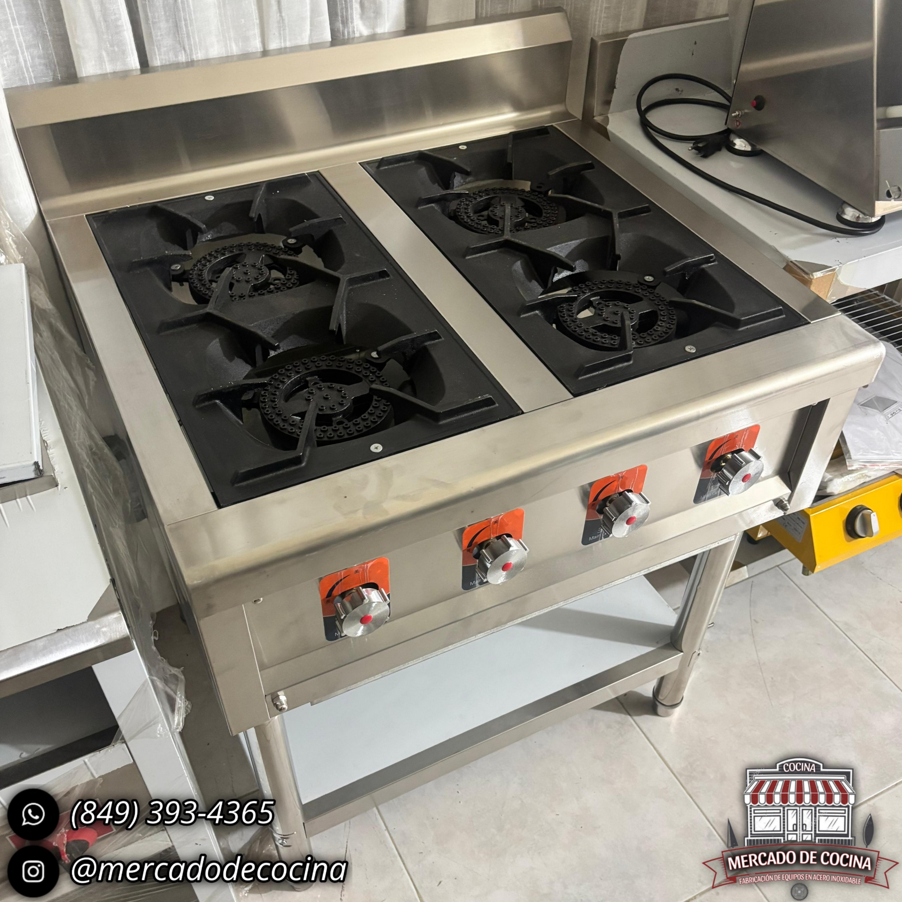Estufa de 4 quemadores mod-Importado