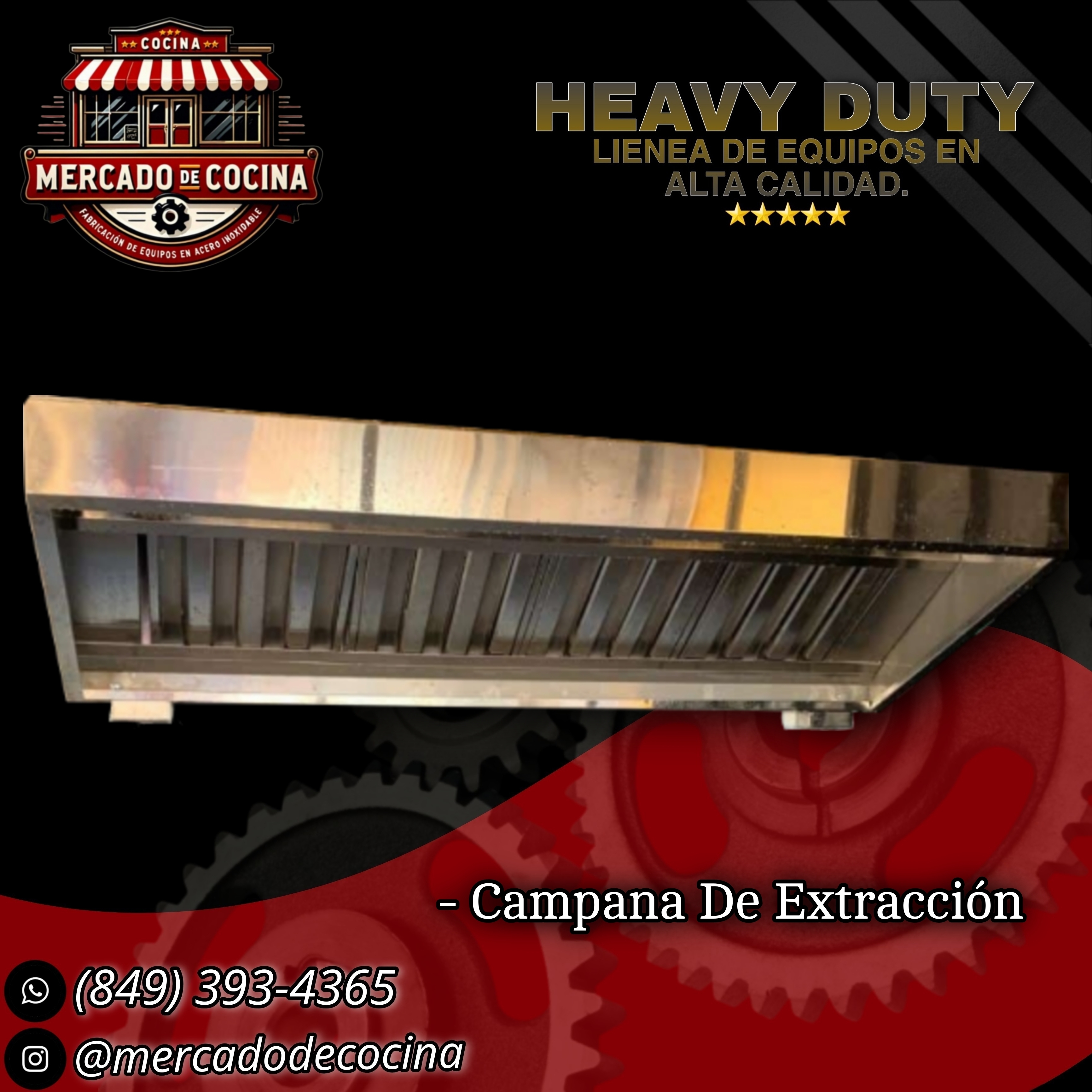 Campana de extracción 4'Pie