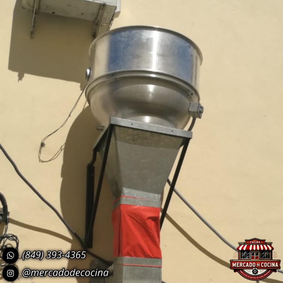 Extractor tipo hongo 7600CFM 2HP