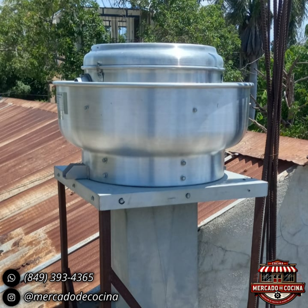 Extractor tipo hongo 11000CFM 3HP