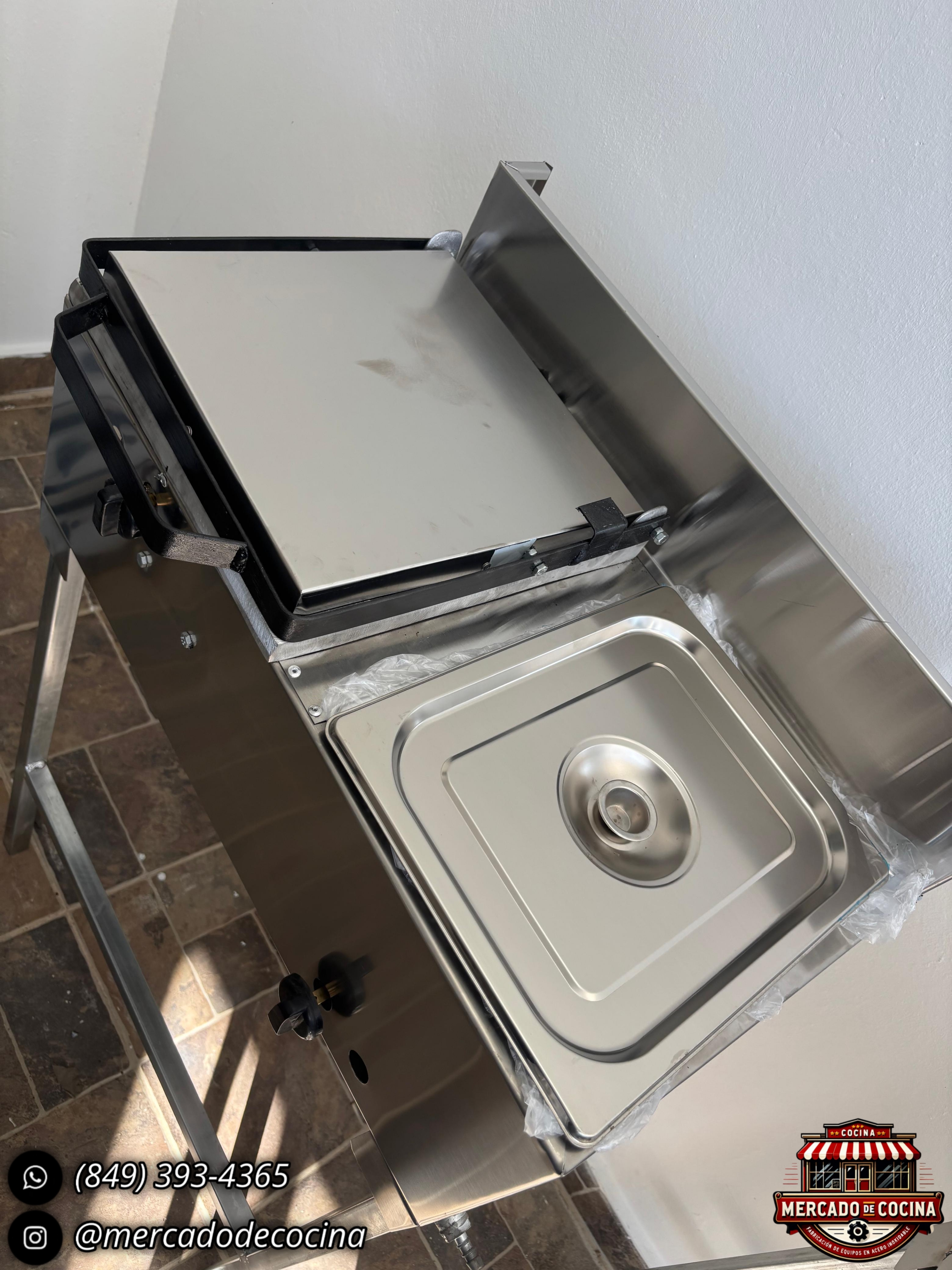 Tostadora de 5 panes+ 1 Freidora, con patas (ECO)