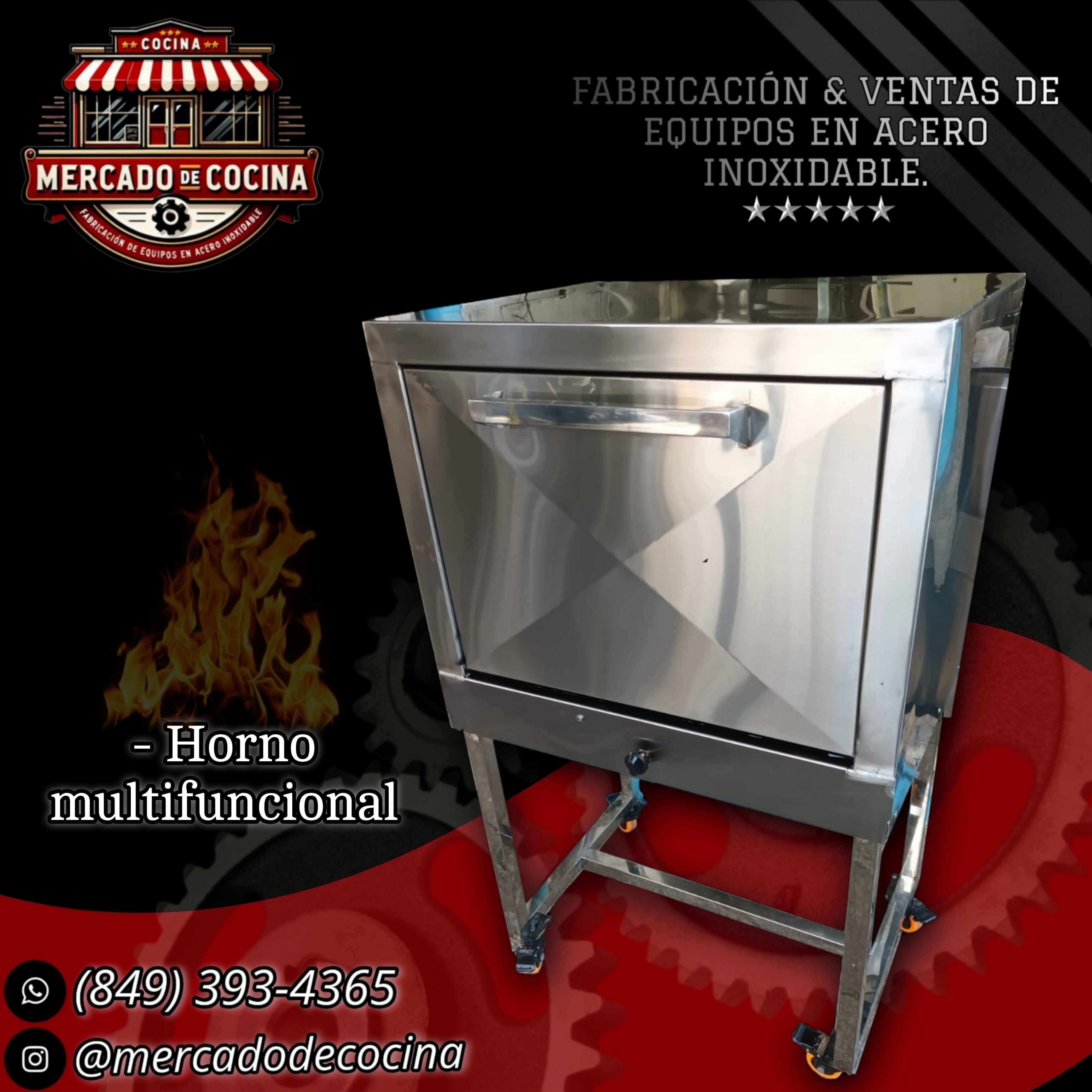 Horno multifuncional, 4 niveles (mod-ECO)
